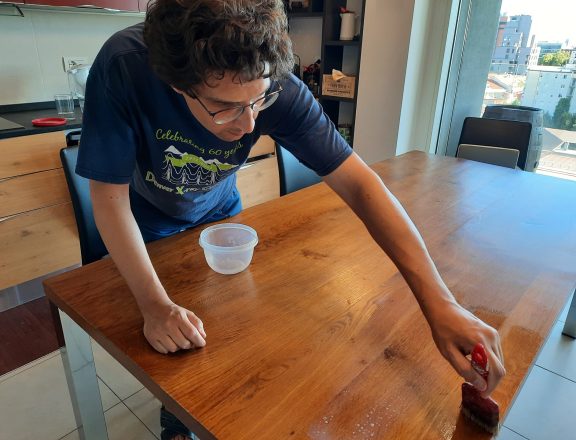 Building our own tables to suit our family home needs