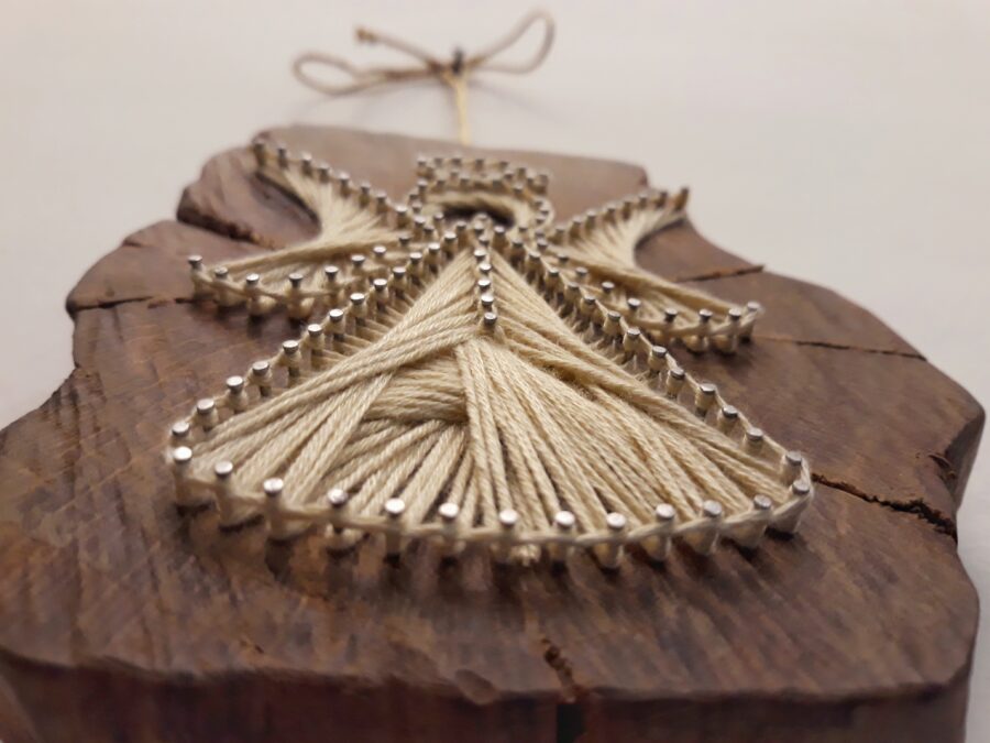 String art Christmas angel
