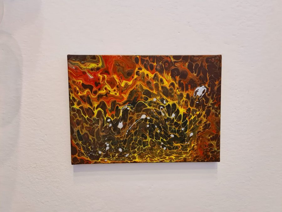 Acrylic pouring: chocolate passion