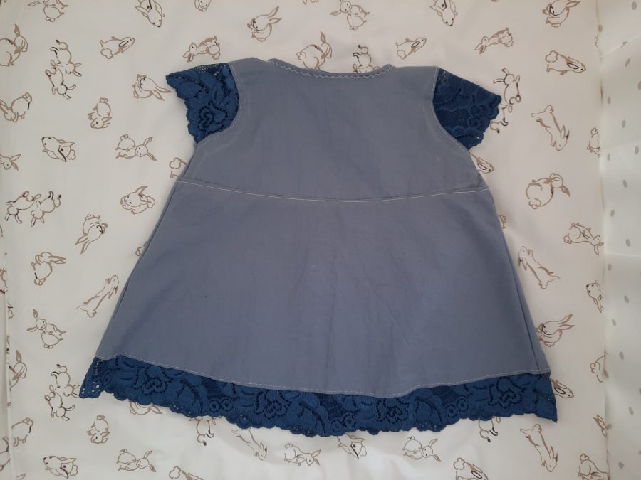 Hand-sewn baby dress