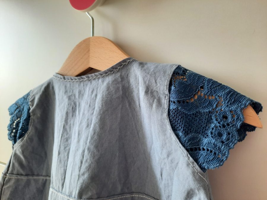 Hand-sewn baby dress
