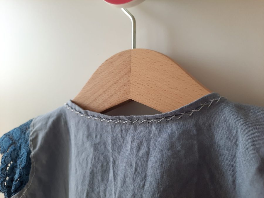 Hand-sewn baby dress