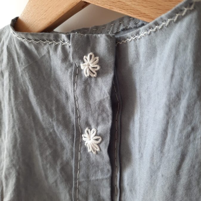 Hand-sewn baby dress