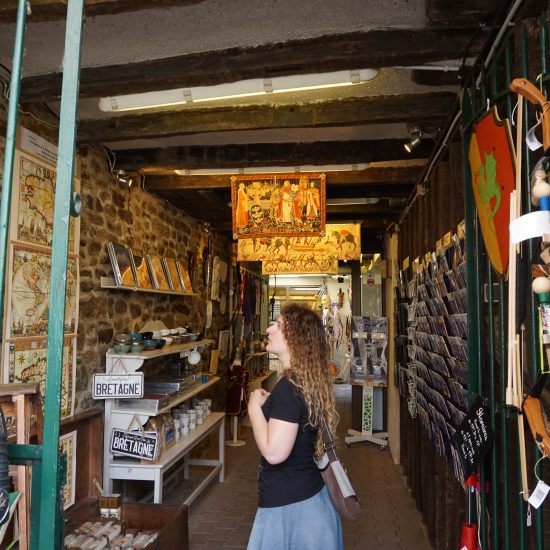 Dinan: wandering around th artisans' shops