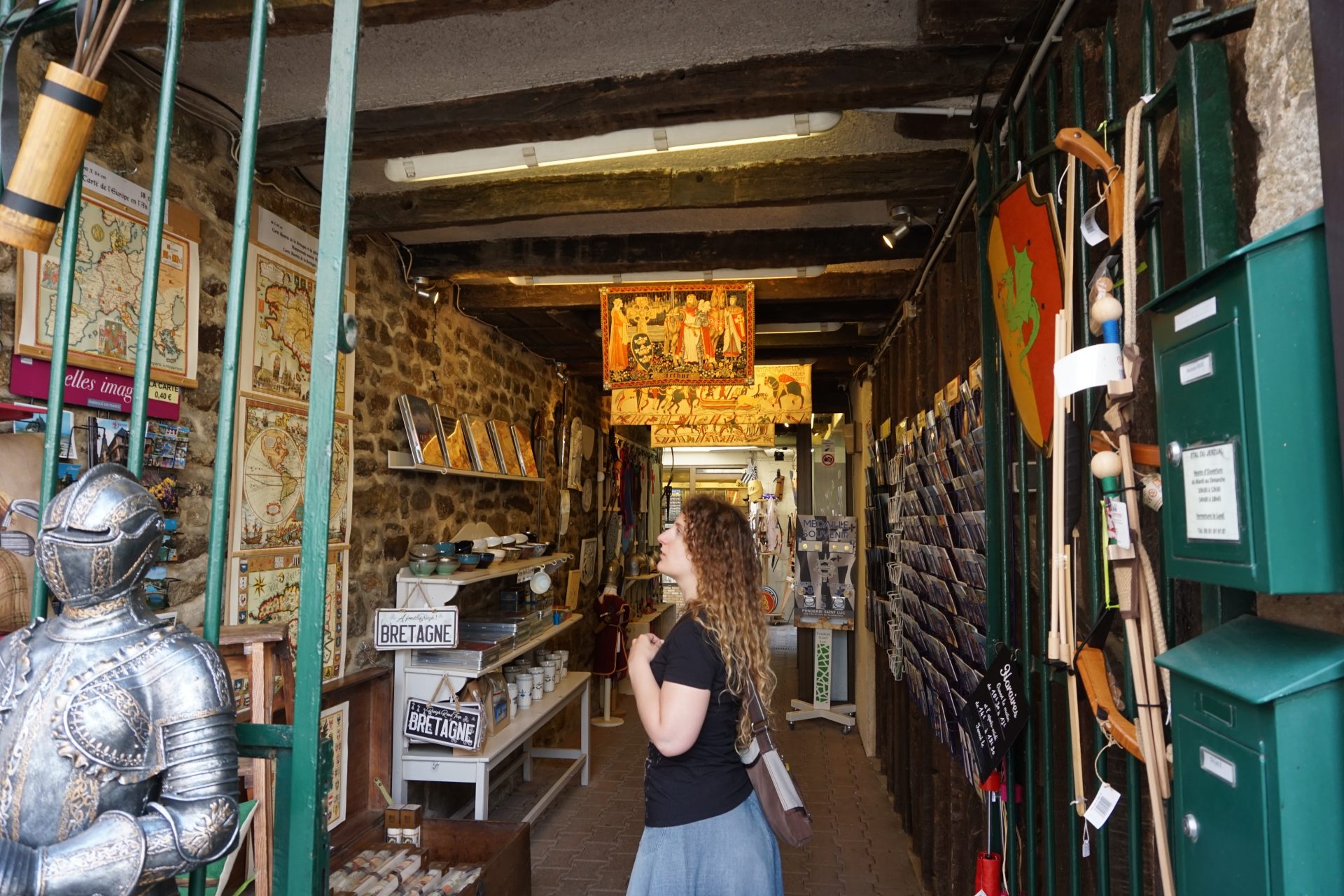 Dinan: wandering around th artisans' shops