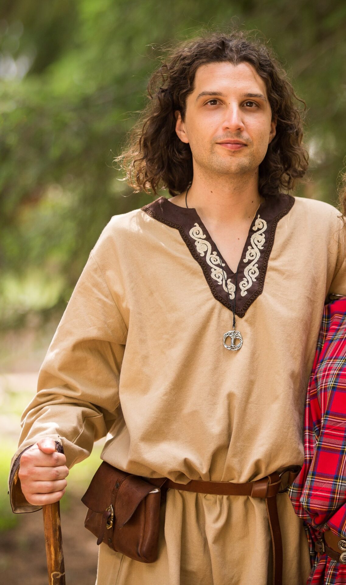 Embroidered male Celtic tunic