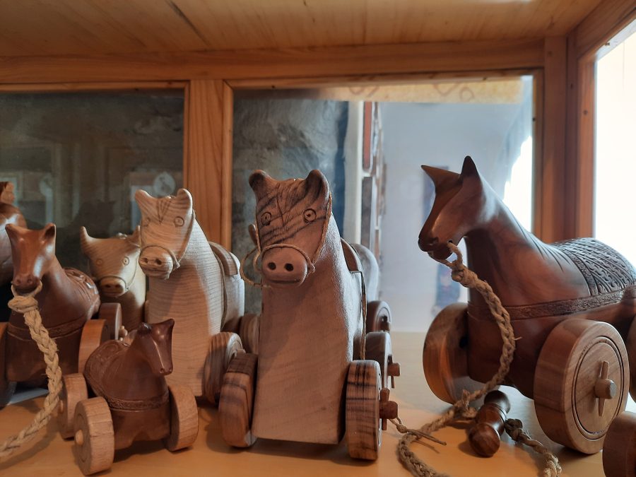 The "Tatà" in L'Artisana Boutique in Courmayeur, Valle d'Aosta, Italy