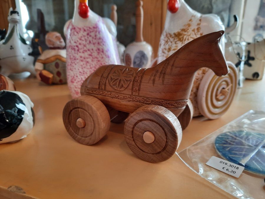 The "Tatà" in L'Artisana Boutique in Courmayeur, Valle d'Aosta, Italy