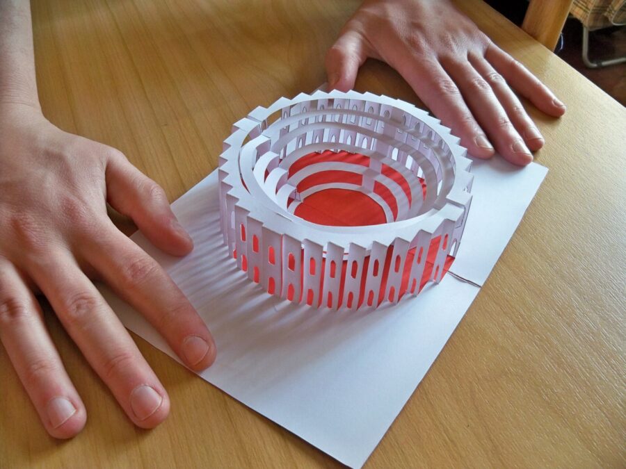 Kirigami projects: Colisseum
