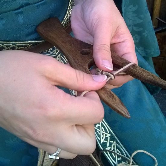 First try with lucet weaving by Rici in 2015