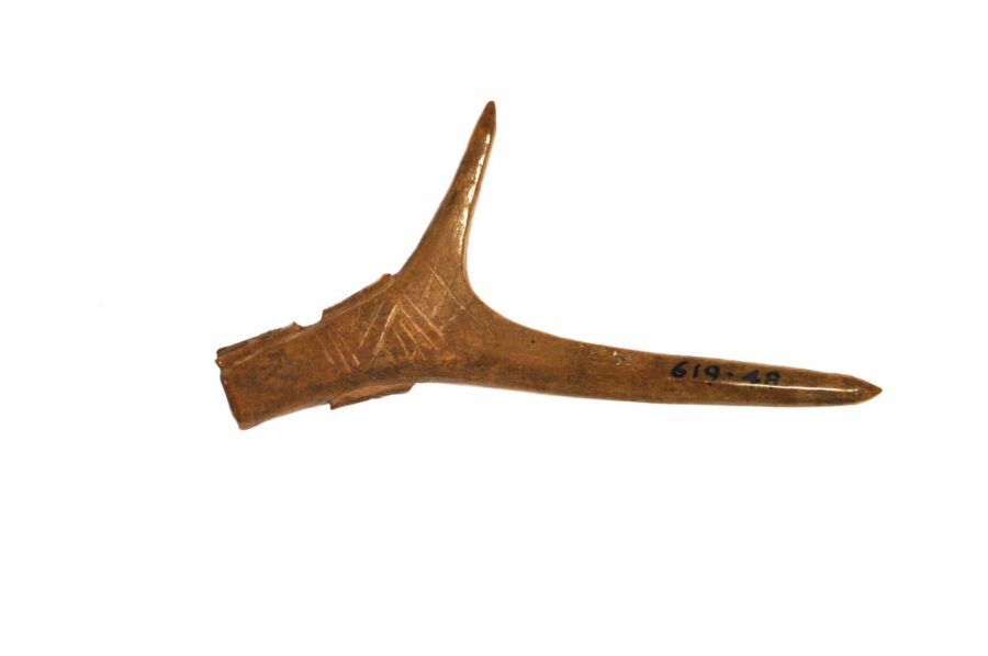 Antler lucet or pendand from York (UK), 5th-9th century