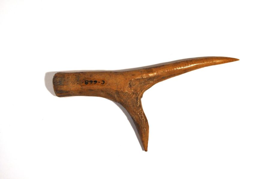 Antler lucet or pendand from York (UK), 9th-11th century