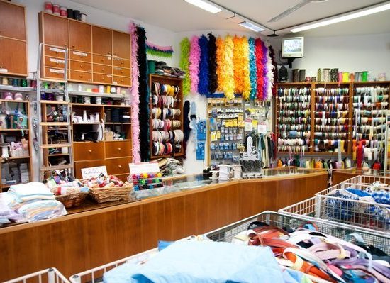Tessuti e scampoli shop, Milan (Italy)