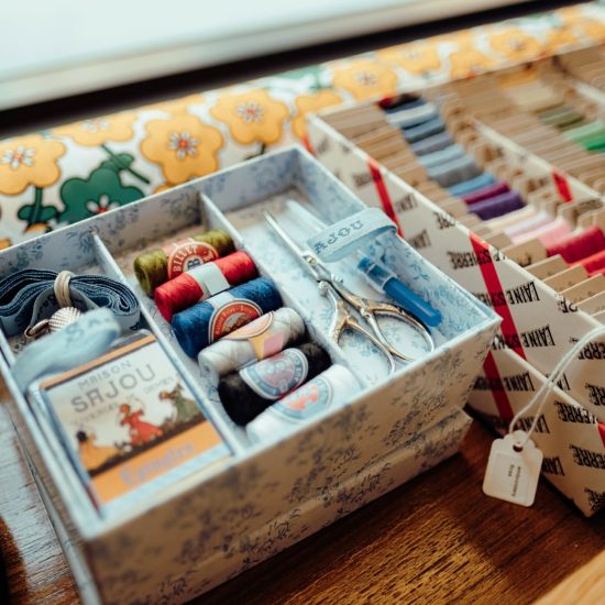 Inside an embroidery and stitching shop in Seoul. - Photo by by Junseong Lee (@bearsnap)