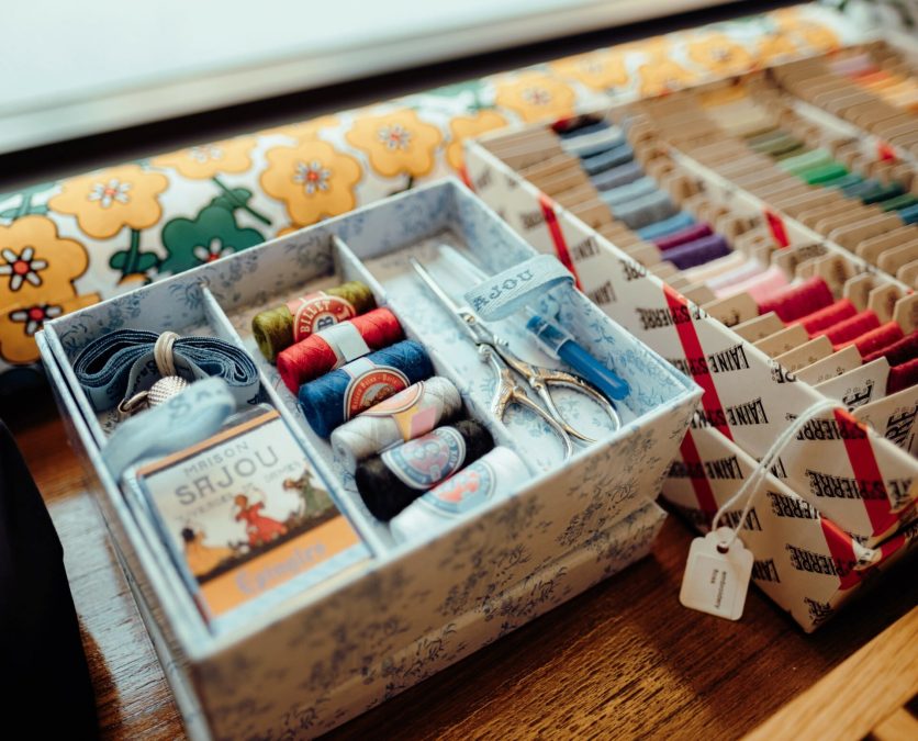 Inside an embroidery and stitching shop in Seoul. - Photo by by Junseong Lee (@bearsnap)