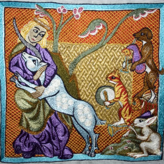 Opus Anglicanum Embroidery by Tanya Bentham