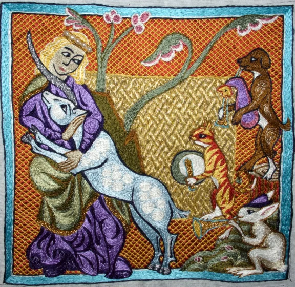 Opus Anglicanum Embroidery by Tanya Bentham