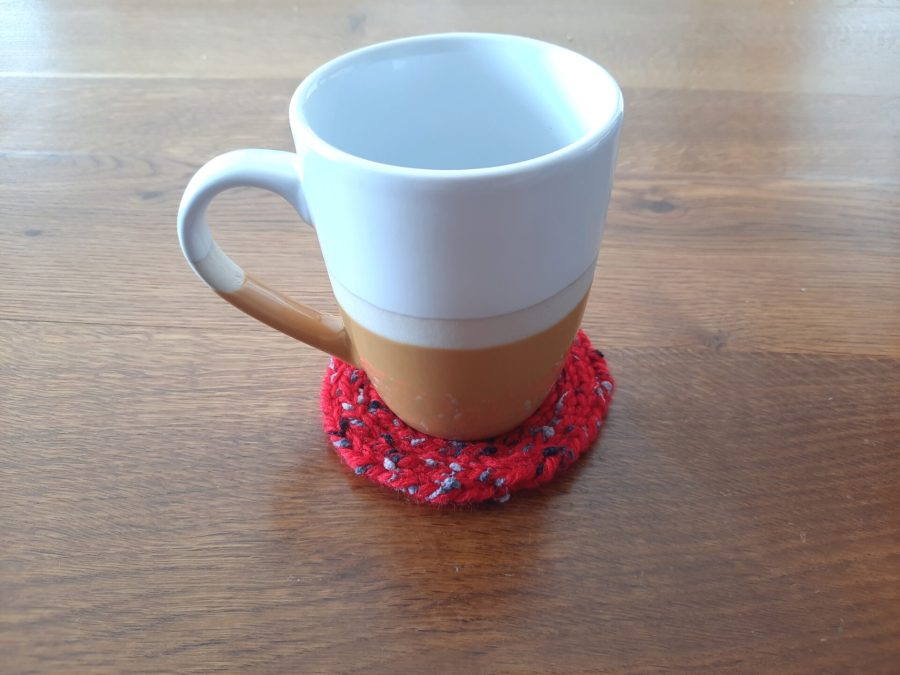 Lucetted mug coaster