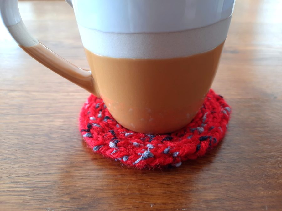 Lucetted mug coaster