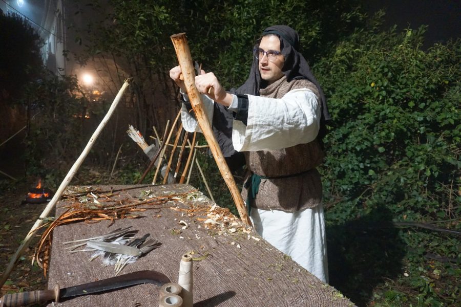 Presepe Vivente di Zavattarello, edizione 2022: la scena del Mastro Arcaio