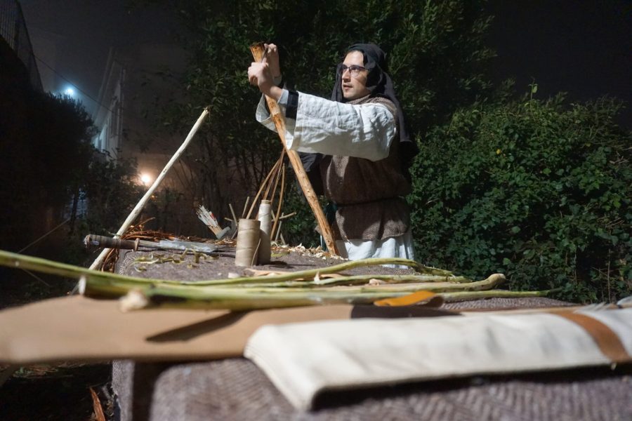 Presepe Vivente di Zavattarello, edizione 2022: la scena del Mastro Arcaio