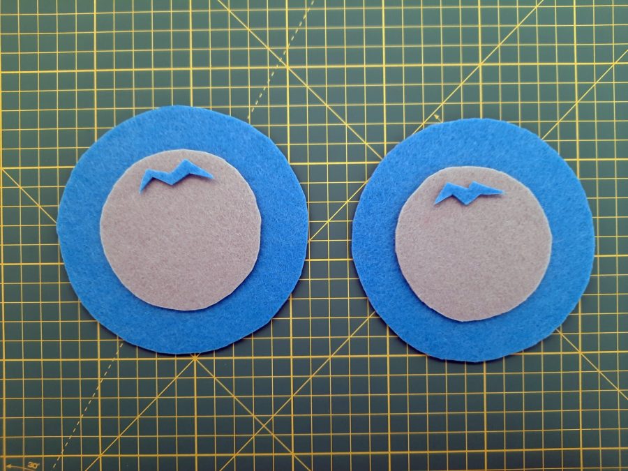 Making the engines for the rocket costume: cutting the windows