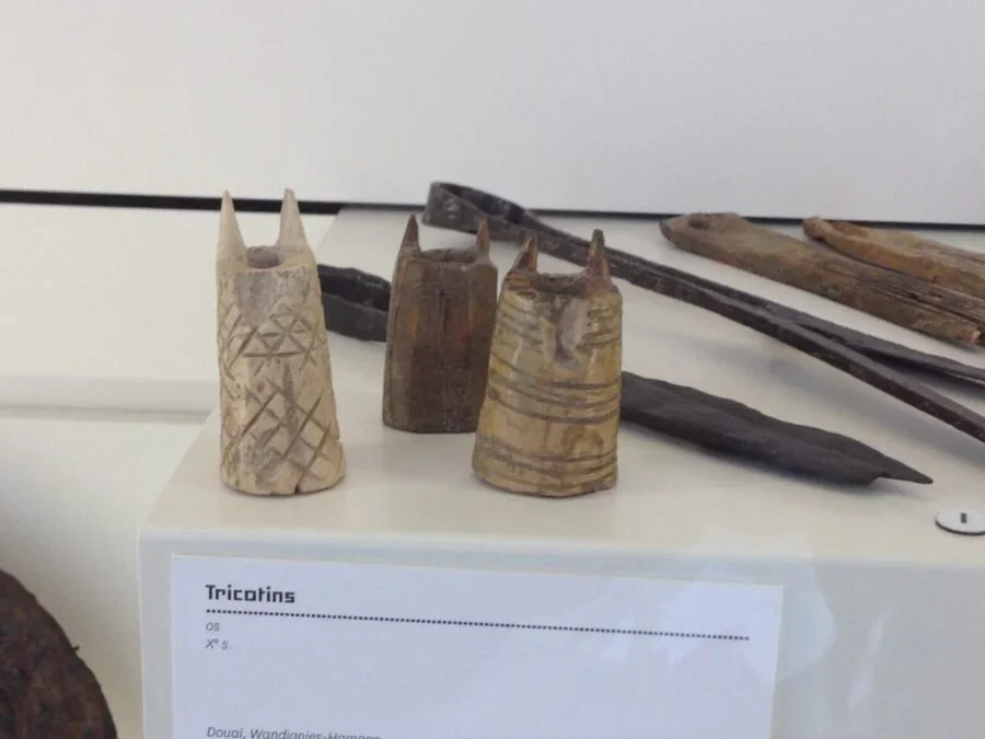 “Tricotins” from the Arkéos museum in Douai (France), possibly lucets, 10th century