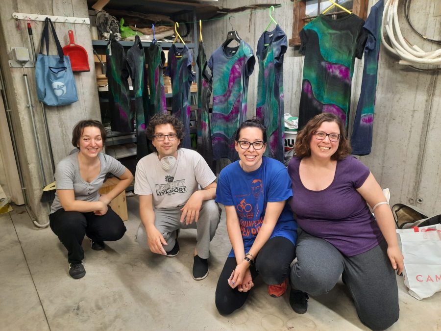 Making the Aurora Borealis costumes for the 2022 Irish dance recital