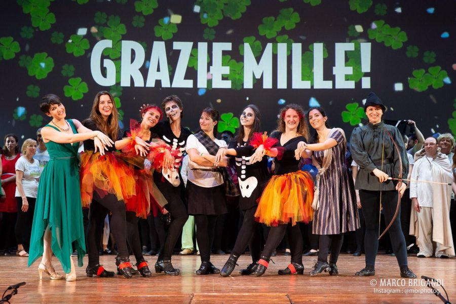 2018 Irish dance recital: the end of the show. Photo by Marco Brigandi