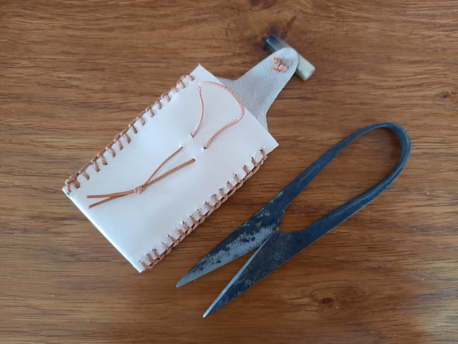 Scissors case for historical reenactment
