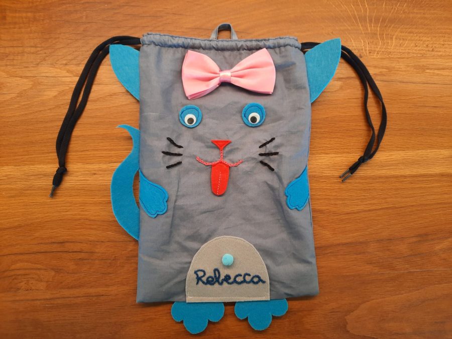 Cat bag for kindergarten