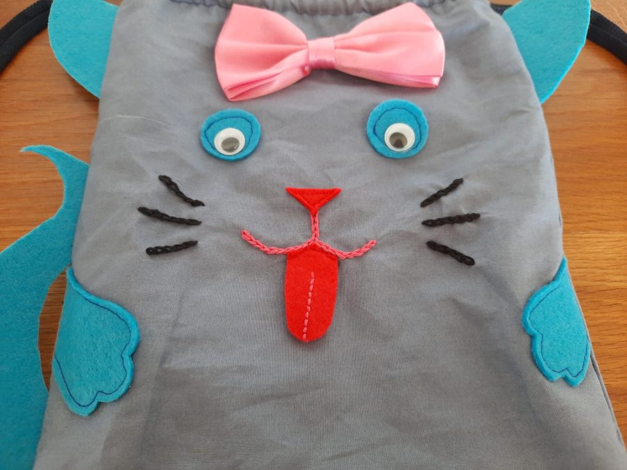 Cat bag for kindergarten