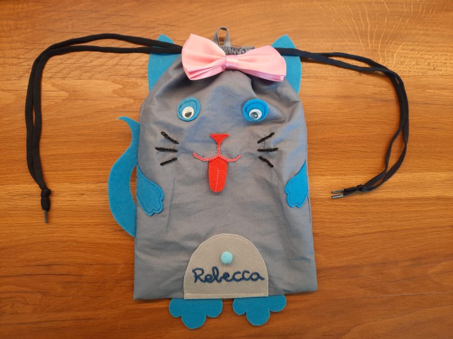 Cat bag for kindergarten
