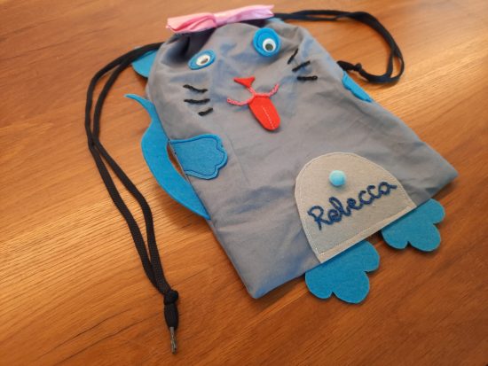 Cat bag for kindergarten