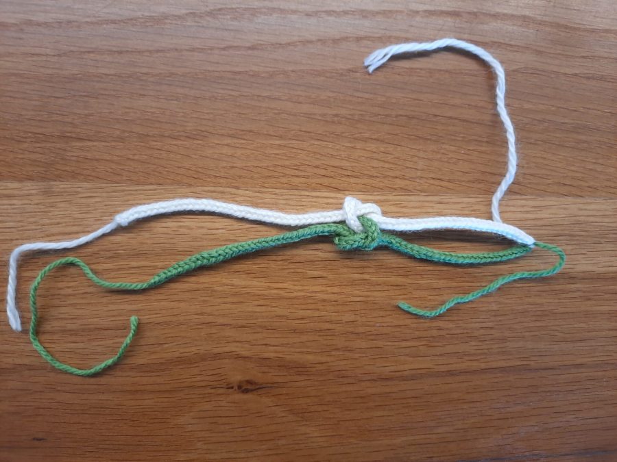 How to make a True Lover's knot bracelet with the lucet