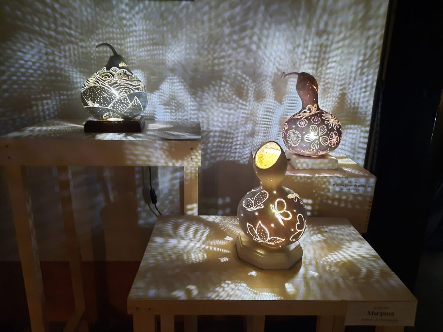 "C'era una zucca", the exhibition of carved pumpkins by Mariangela Faccini and Samuel Macalli, August 2023 at the Castle of Zavattarello (Pavia, Italy)
