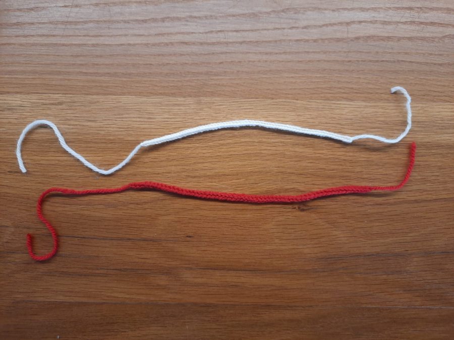Lucet Christmas projects: candy cane