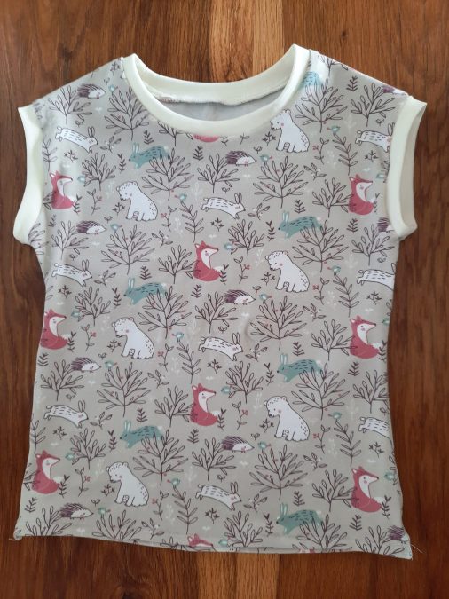 A T-shirt I sewed for my daughter