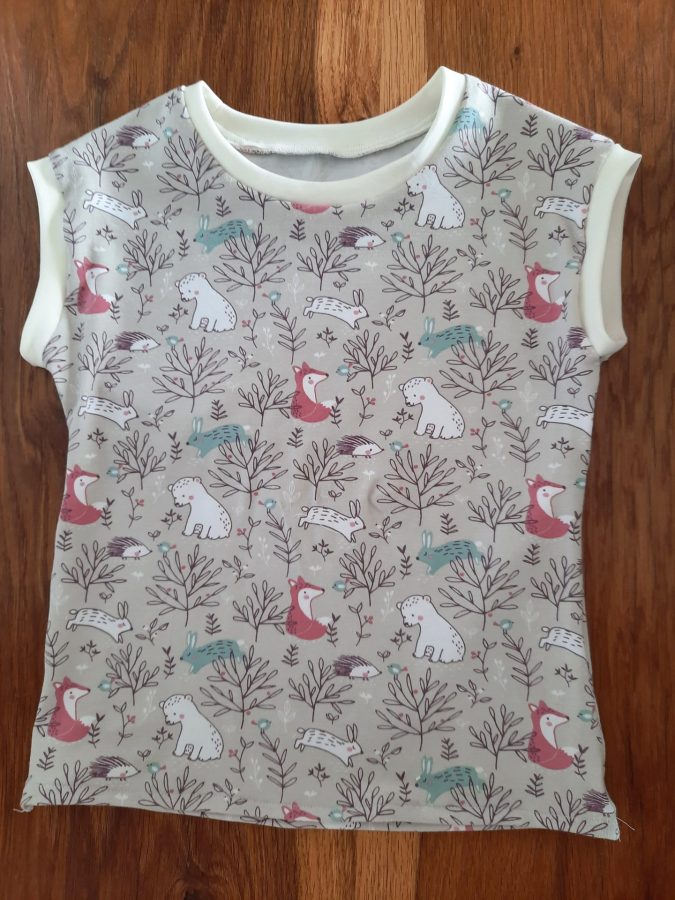 A T-shirt I sewed for my daughter