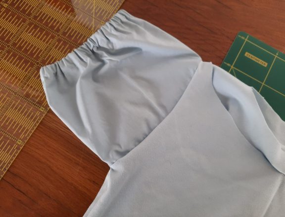 The sleeves of my Alice in Wonderland costume, with a different fabric