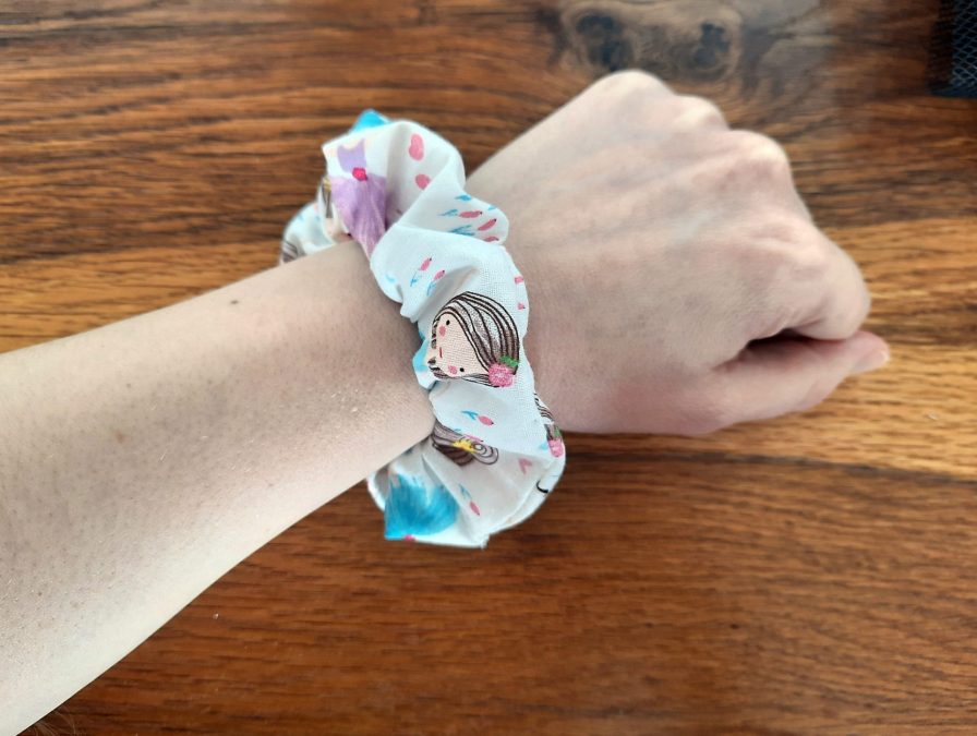 A ballerina scrunchie for my daughter