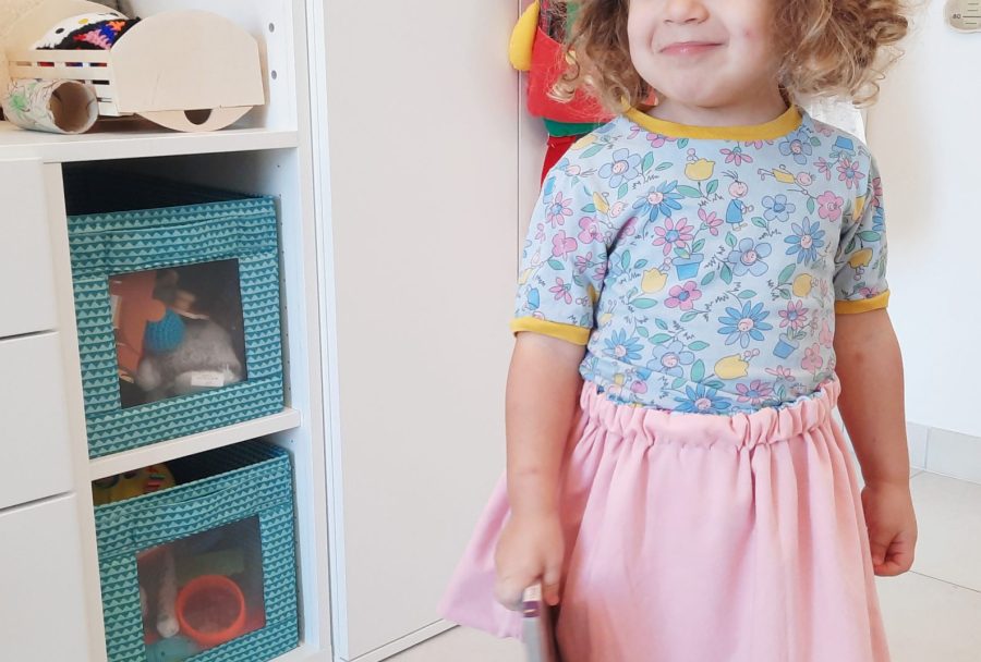 A T-shirt I sewed for my daughter
