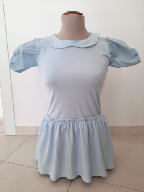 Alice in Wonderland costume for an Irish dance competition.