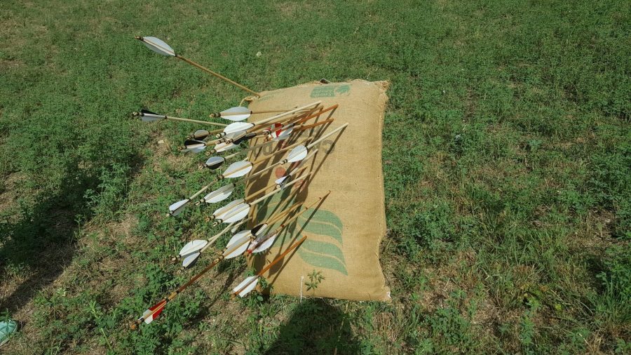 Burlap-sack archery target