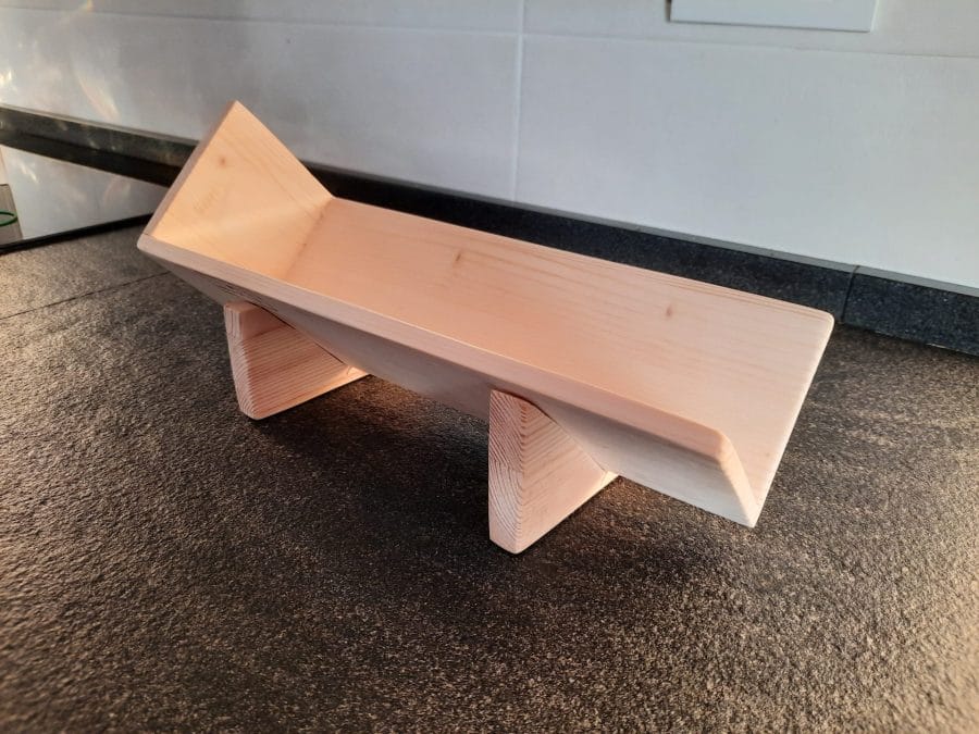 Wooden mold for "Salame di Cioccolato"