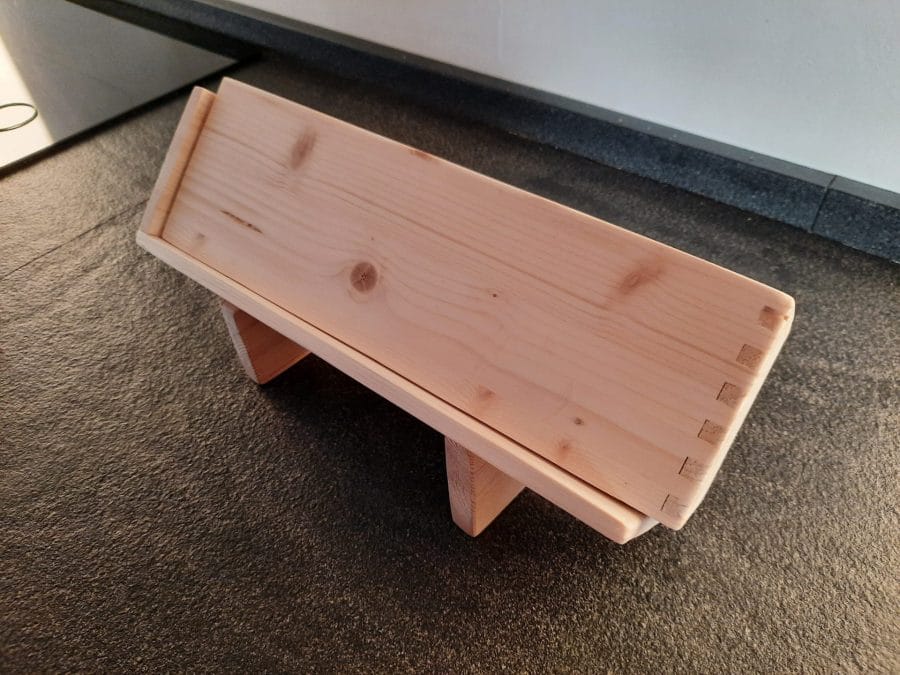 Wooden mold for "Salame di Cioccolato"