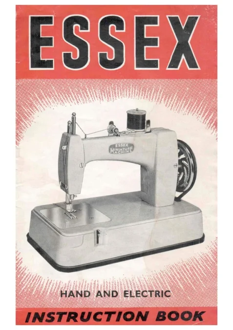 Essex MK2 manual: the cover features an illustration of the second model made by Essex Engineering