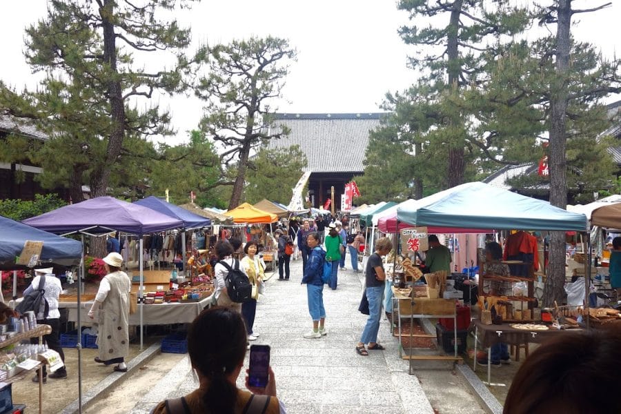 Photo from one of the Textile Tours of Japan with Nancy McDonough of Kyoto Kimono