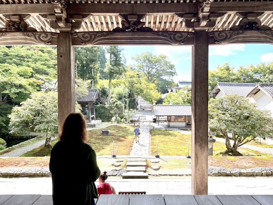 Photo from one of the Textile Tours of Japan with Nancy McDonough of Kyoto Kimono