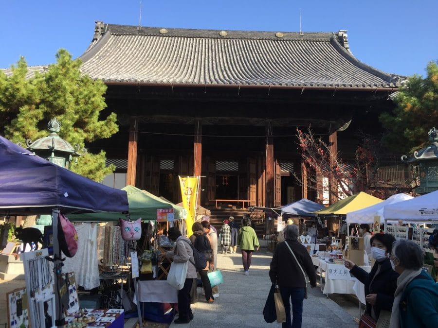 Photo from one of the Textile Tours of Japan with Nancy McDonough of Kyoto Kimono